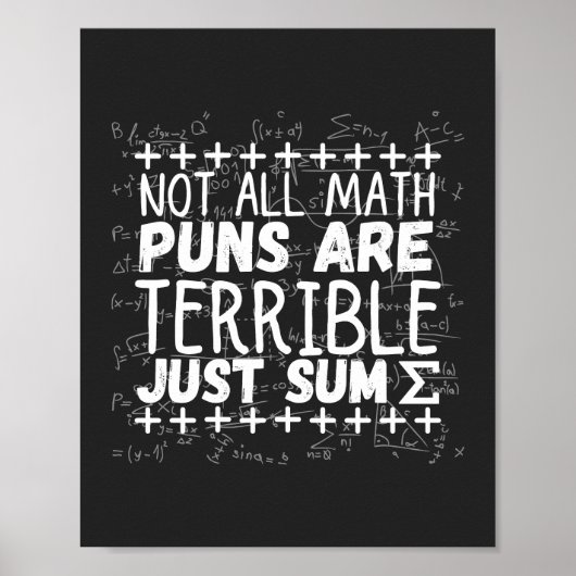Poster tous les jeux de maths ne sont pas terribles, just (Devant)