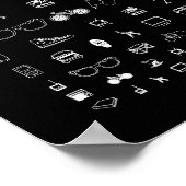 Poster Tous les jours - noir (Coin)