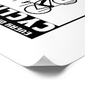 Poster Tous les jours, on fait du vélo (Coin)