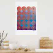 Poster Tous les petits cercles identiques (Cuisine)