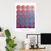 Poster Tous les petits cercles identiques 2 (Bureau à domicile)