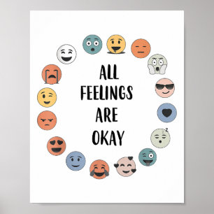 Poster Tous les sentiments sont corrects Professeur d'éco