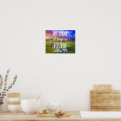 Poster Tous les Things Are Possible Bible Versets Scriptu (Cuisine)
