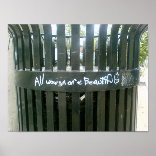 Poster tous les wowmyn sont bêtes (Devant)