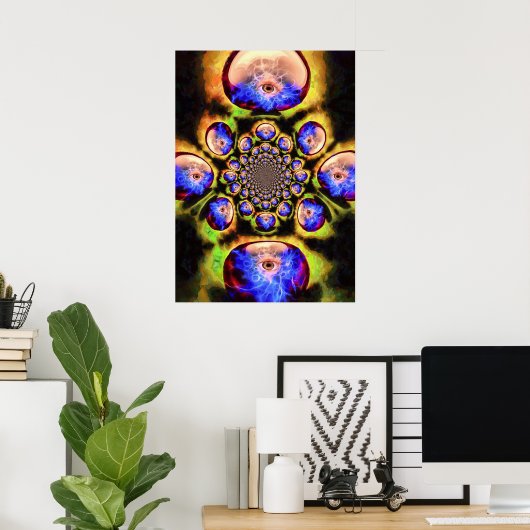 Poster Tous les yeux (Bureau à domicile)