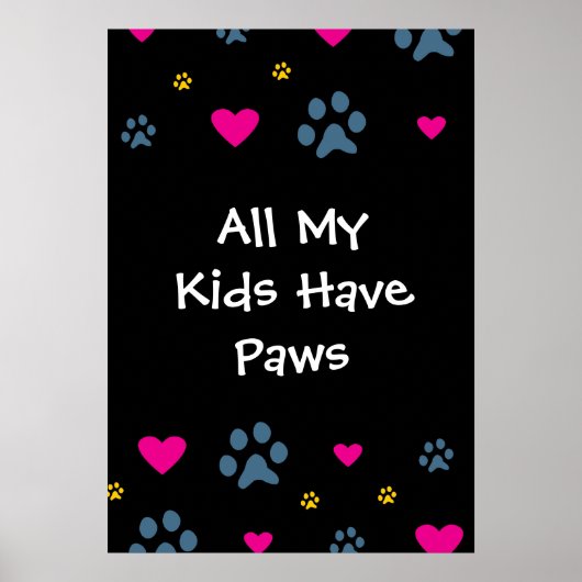 Poster Tous Mes Enfants-Enfants Ont Des Pâtes (Devant)