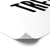 Poster Tous Mes Puns Sont Des Pun D'Arbre Funny Mendous (Coin)