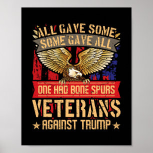 Poster Tous ont donné certains ont tout donné Drapeau amé