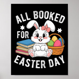 Poster Tous Réservés Pour Pâques Jour Cute Lapin Rabbit L