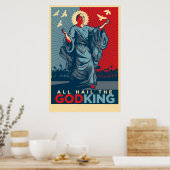 Poster Tous Saluez L'Affiche Dieu-Roi (Cuisine)