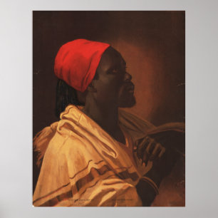 Poster Toussaint L'Ouverture par George DeBaptiste (1870)