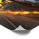 Poster Tout À Bord ! Ingénieur de train Evil Clown (Coin)