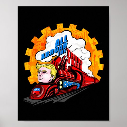 Poster Tout À L'Étranger L'Avenir De Trump Train 2024 Est (Devant)