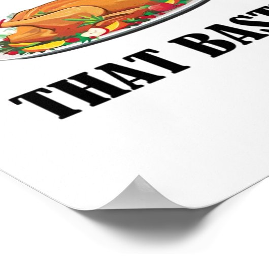 Poster Tout À Propos De Ce Baste Design Classique (Coin)