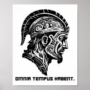 Poster Tout A Son Propre Temps_ Sagesse De Philo Romain