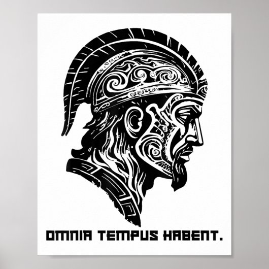 Poster Tout A Son Propre Temps_ Sagesse De Philo Romain (Devant)