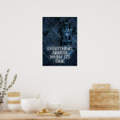 Poster Tout arrive en son temps. Inspiration (Cuisine)
