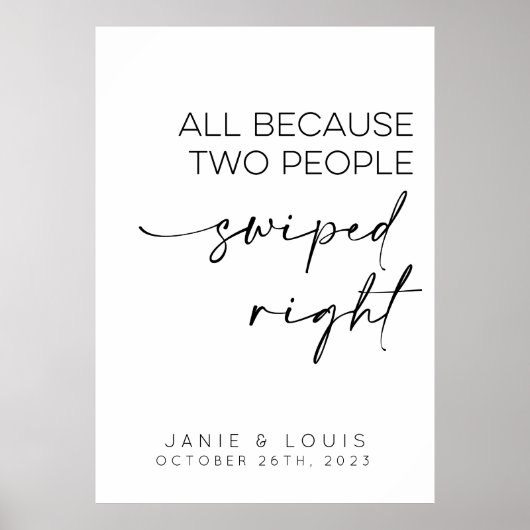 Poster Tout ça parce que deux personnes ont essuyé le sig (Devant)