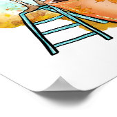 Poster Tout ce dont j'ai besoin c'est plus de café (Coin)