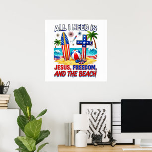 POSTER TOUT CE DONT J'AI BESOIN EST JÉSUS