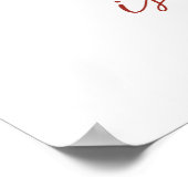 Poster Tout Ce Dont Vous Avez Besoin Est Amour Aquarelle  (Coin)