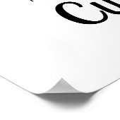 Poster Tout ce dont vous avez besoin est Cupcake Watercol (Coin)