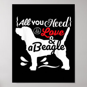 Poster Tout ce dont vous avez besoin est d'amour et d'un