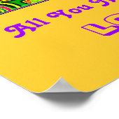 Poster 'Tout Ce Dont Vous Avez Besoin Est L'Amour' (Coin)