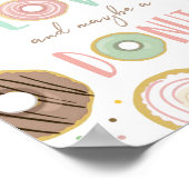 Poster Tout ce dont vous avez besoin est Love and Donut G (Coin)