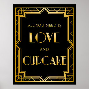 Poster Tout ce dont vous avez besoin est Love Mariage Sig