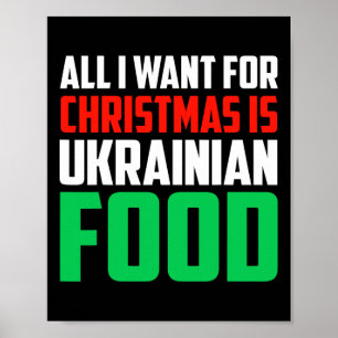 Poster Tout ce que je veux pour Noël, c'est de la nourrit