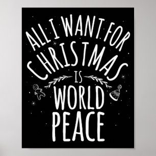Poster Tout ce que je veux pour Noël est un T Shirt pour