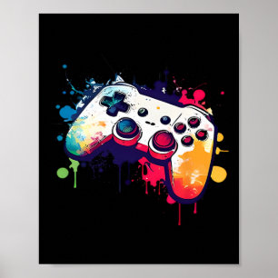 Poster Tout Ce Que Jeu Vidéo Contrôleur Gamer Me Garde
