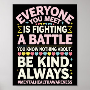 Poster Tout Ce Que Vous Rencontrez Combat Un Combat Menta