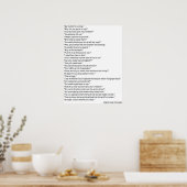 Poster Tout Ce Qu'Elle A Dit Du Bureau (Cuisine)