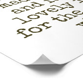 Poster Tout Ce Qui Est Rendu Beau - Citation Beauté (Coin)