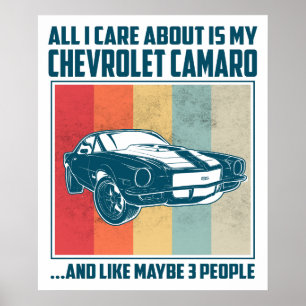 Poster Tout ce qui m'importe c'est ma Pontiac Gto et peut