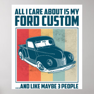 Poster Tout ce qui m'importe est ma Pontiac Gto et comme