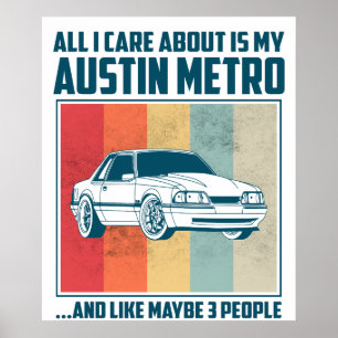 Poster Tout ce qui m'importe est ma Pontiac Gto et comme