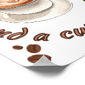 Poster Tout ce qu'il vous faut, c'est l'amour et une tass (Coin)