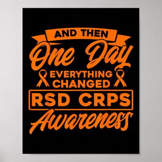 Poster Tout Changé Rsd Crps Sensibilisation (Devant)