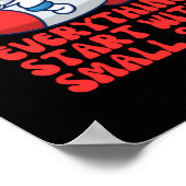 Poster Tout commence par un petit pas (Coin)