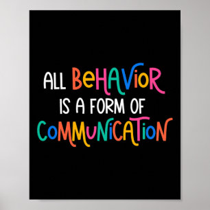 Poster Tout Comportement Est Une Forme De Communication A