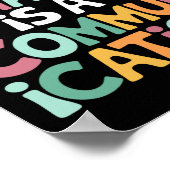 Poster Tout comportement est une forme de communication S (Coin)