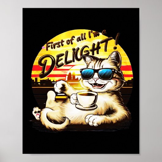 Poster Tout D'Abord I39m Un Chat Drôle (Devant)