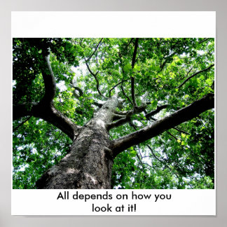 Poster Tout dépend de la façon dont vous le regardez !
