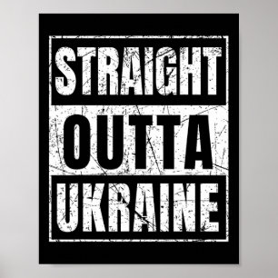 Poster Tout droit d'Ukraine Né en Ukraine