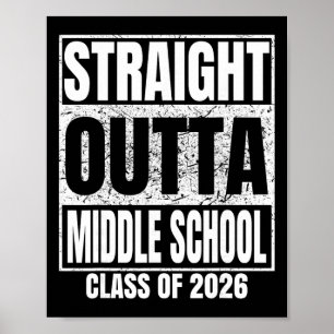 Poster Tout droit sorti du collège de la promotion 2026 D