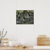 Poster Tout en noir et blanc (Cuisine)