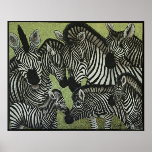 Poster Tout en noir et blanc (Devant)